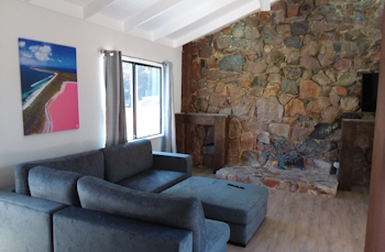 Upstairs living area