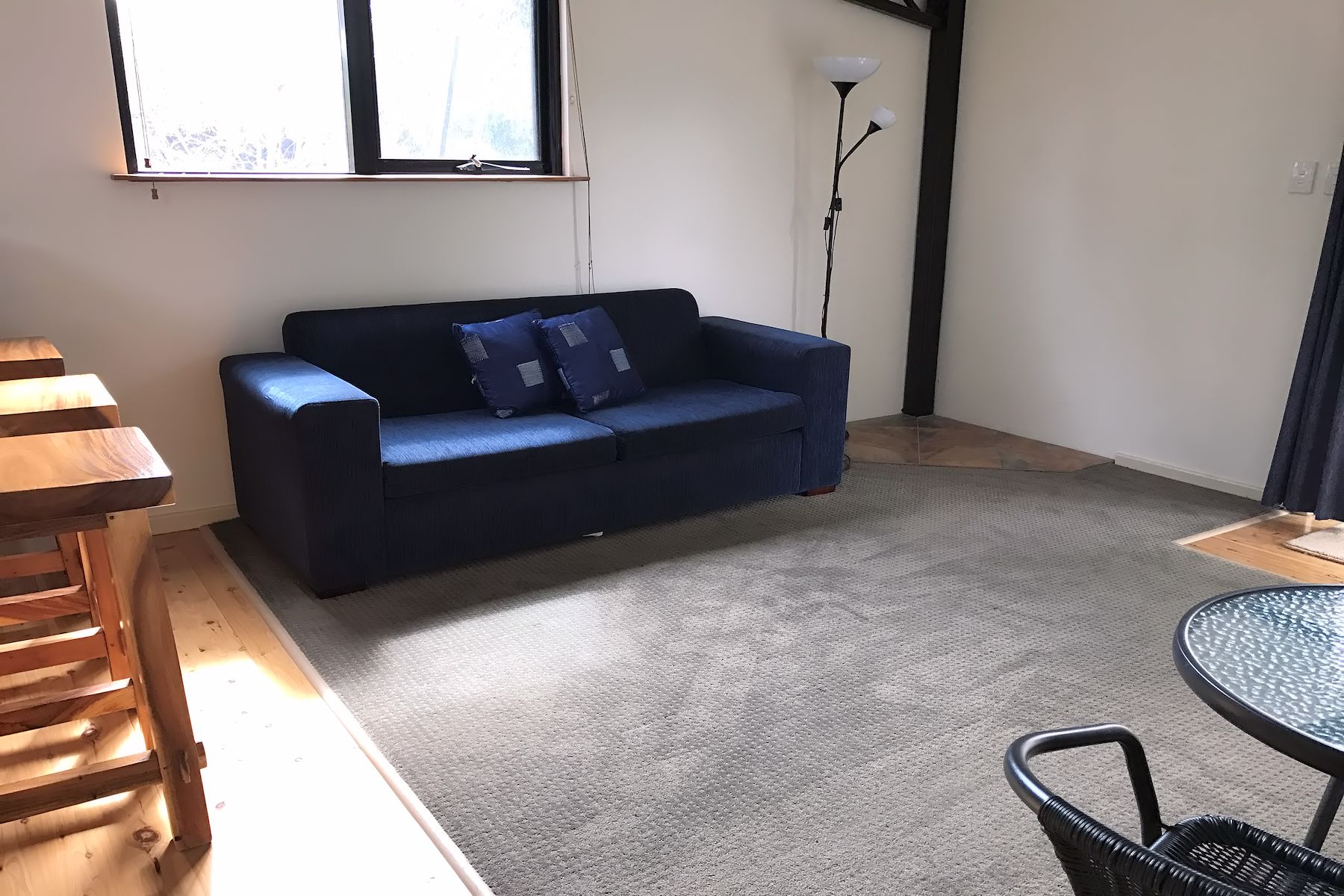 Upstairs living area